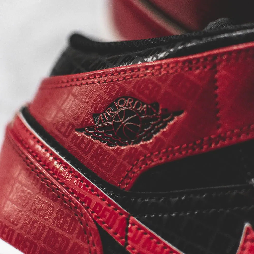 Jordan 1 Mid SS Bred (GS) - Shop now