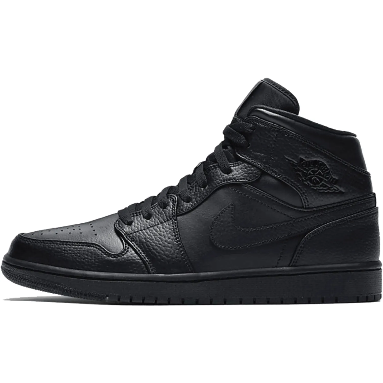 Jordan 1 Mid Triple Black - All Black Jordan Sneakers | Shop Now