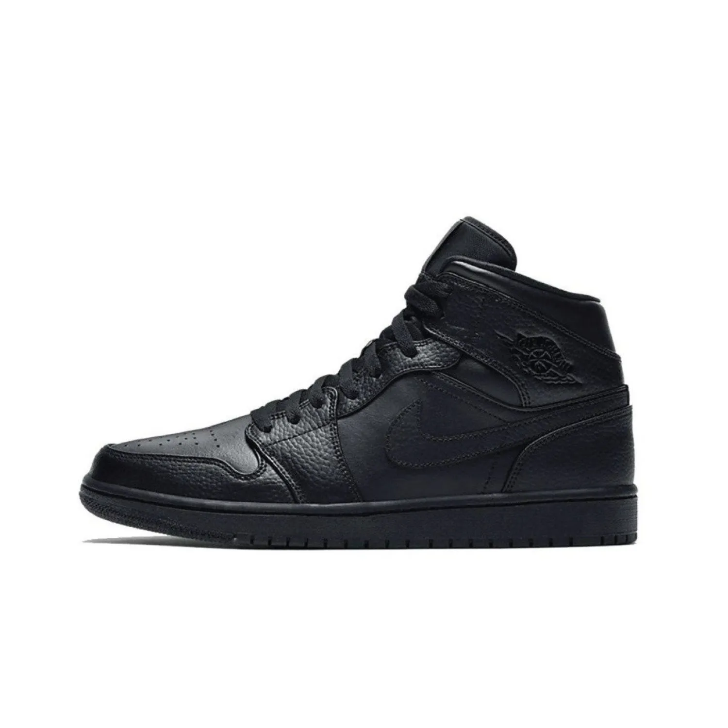 Jordan 1 Mid Triple Black - All Black Jordan Sneakers | Shop Now