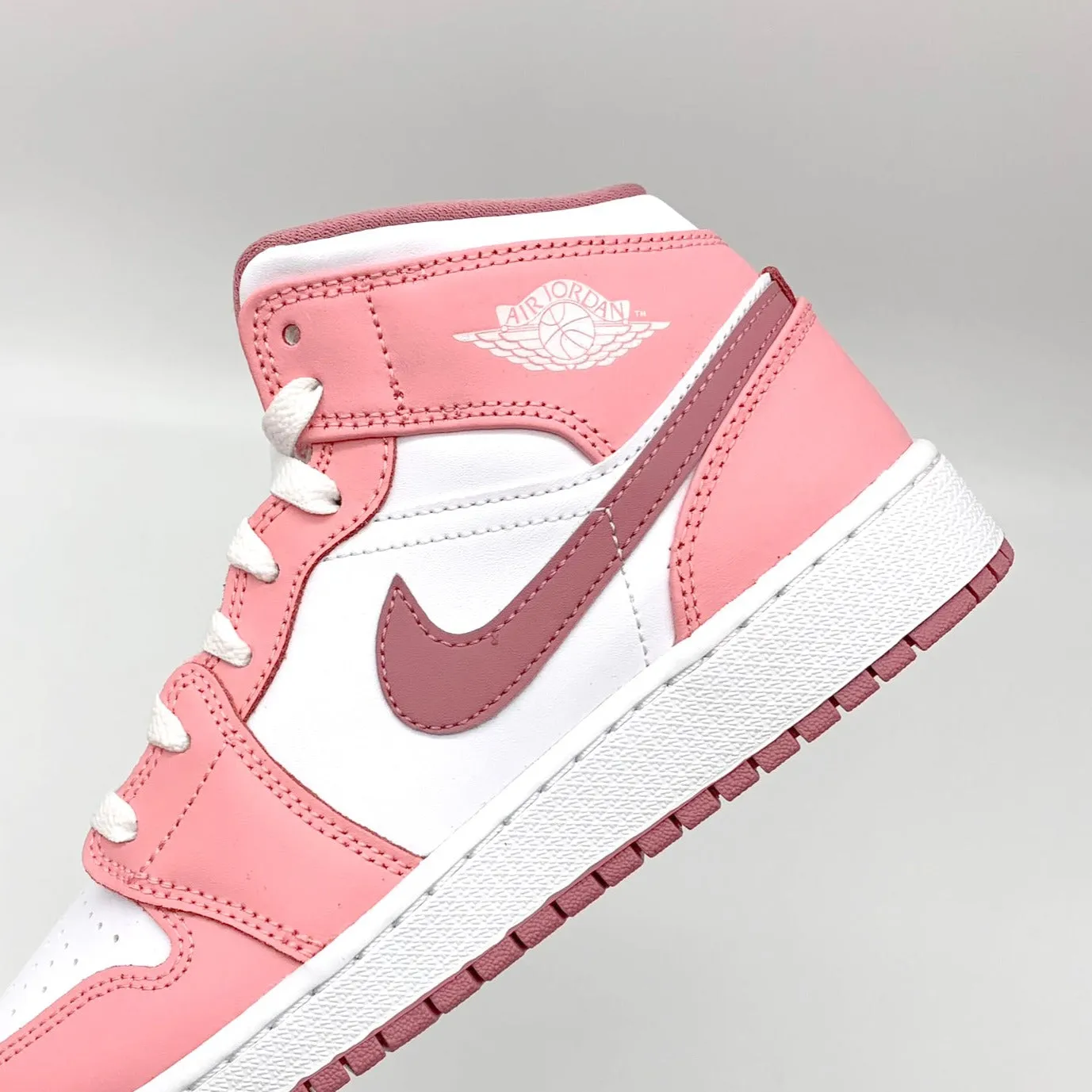 Jordan 1 Mid Valentine's Day sneaker.