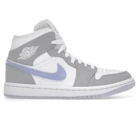 Jordan 1 Mid Wolf Grey Blue (Women's) - Shop Now