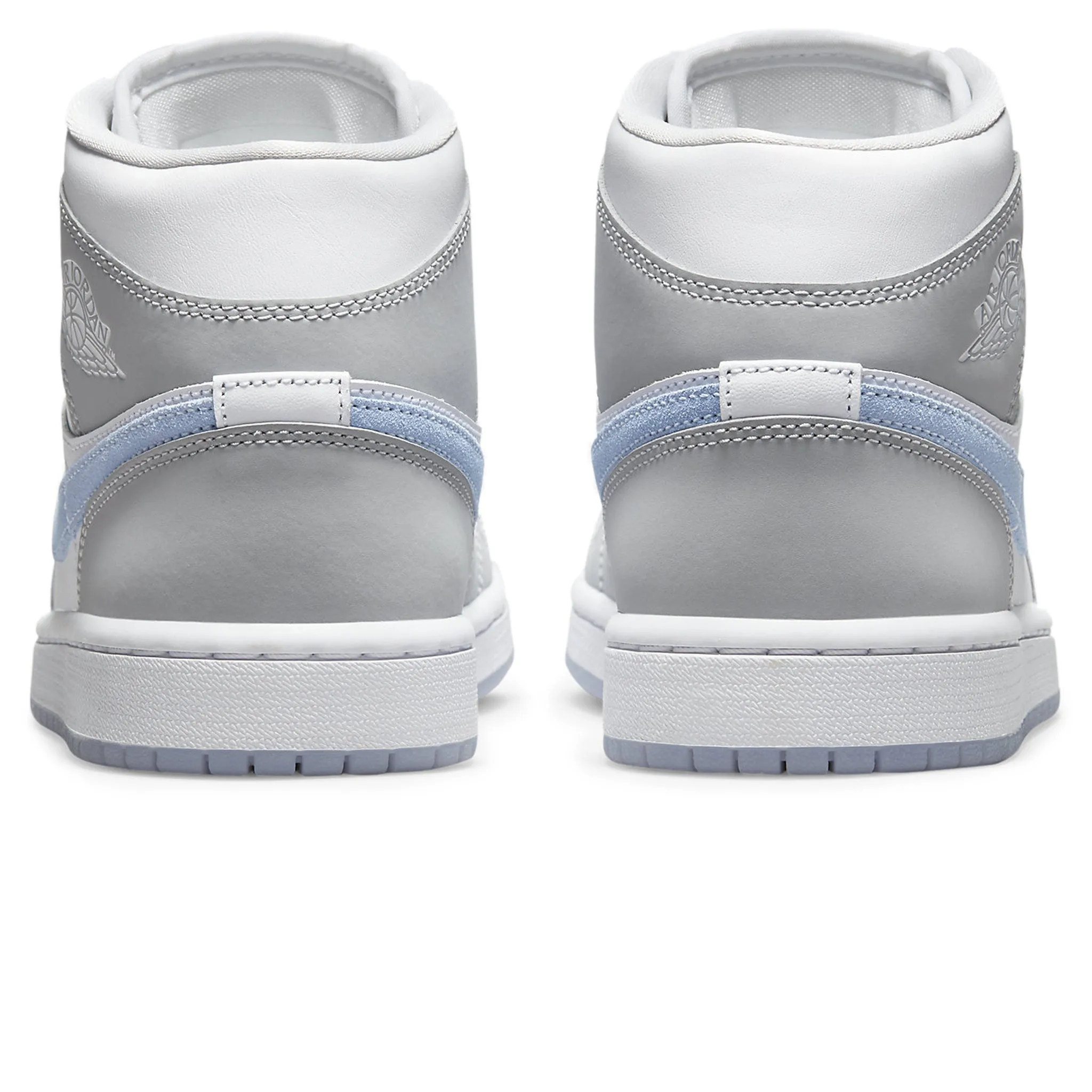 Jordan 1 Mid Wolf Grey Blue (Women's) - Shop Now