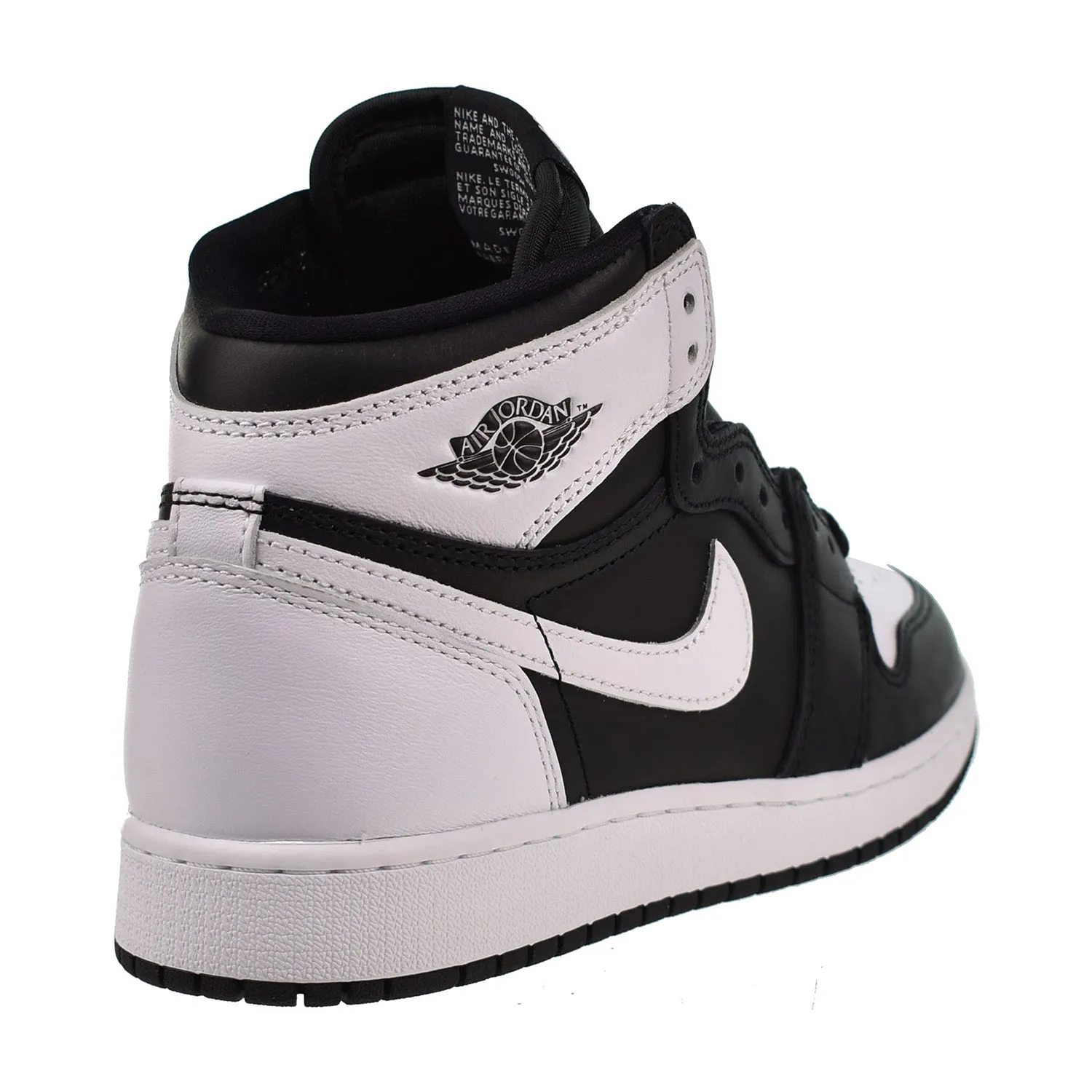 Jordan 1 Retro High OG (GS) Kids' Shoes Black-White