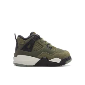 Jordan 4 Retro SE Craft Toddler Shoes - Olive/Vanilla/Khaki