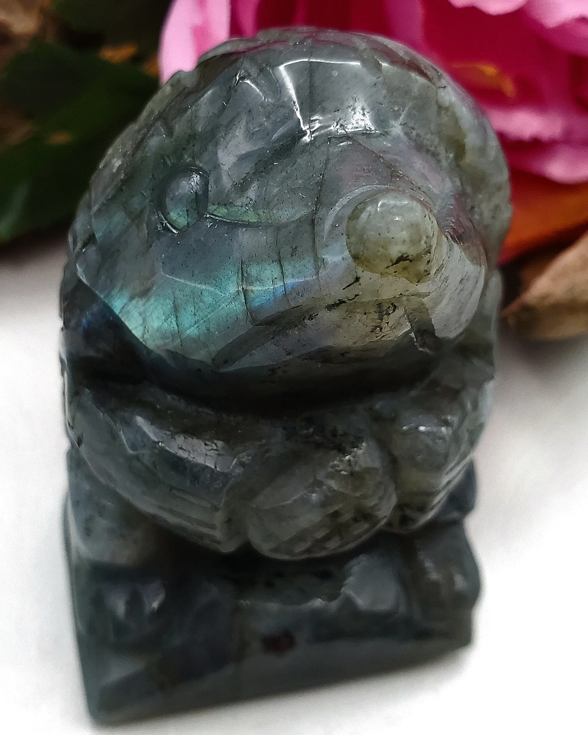 Labradorite Mole Sculpture