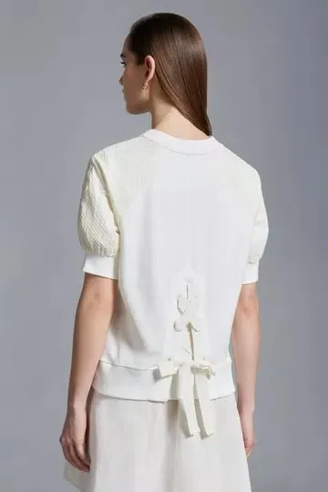 Lace-Up Top by MONCLER