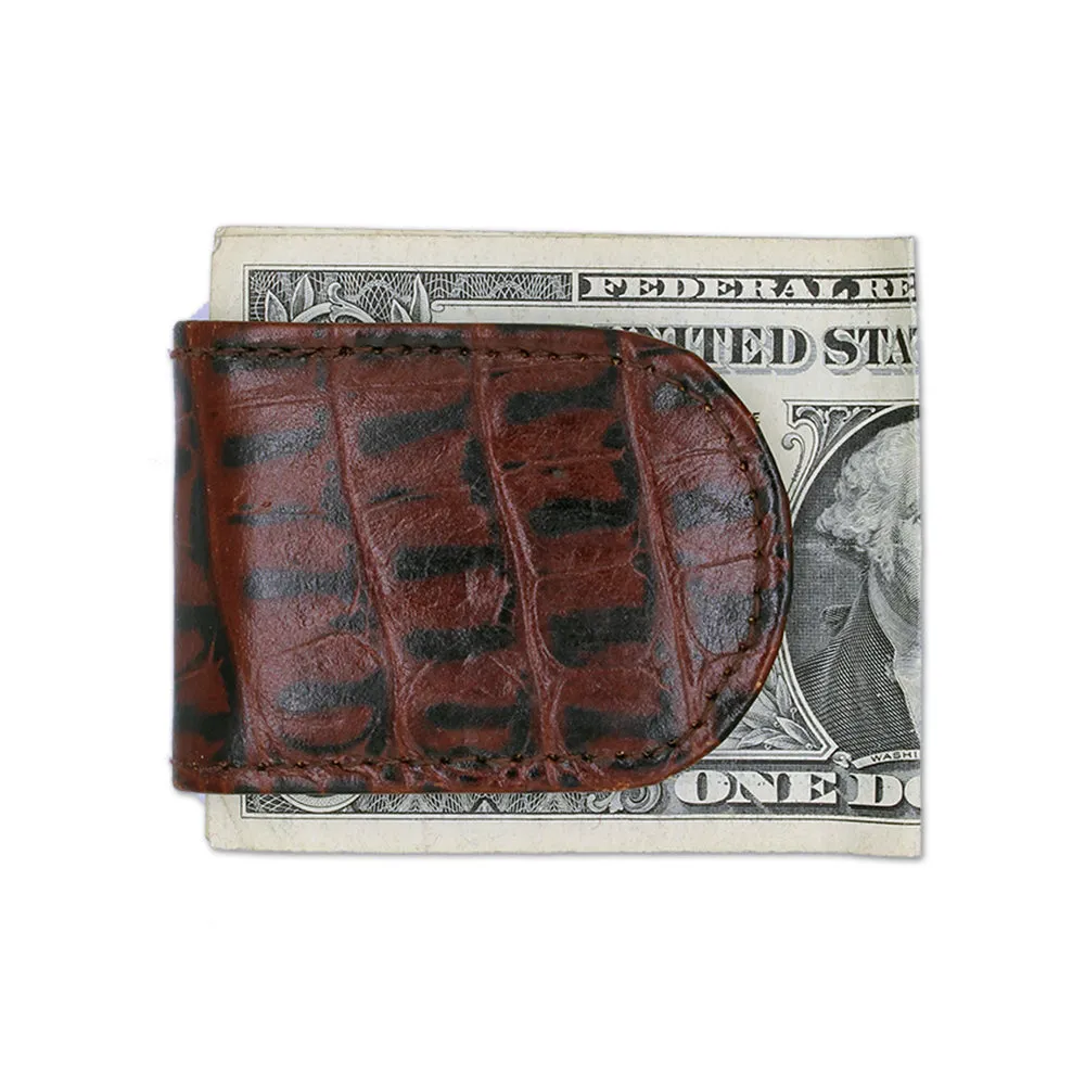 Leather Magnetic Money Clip