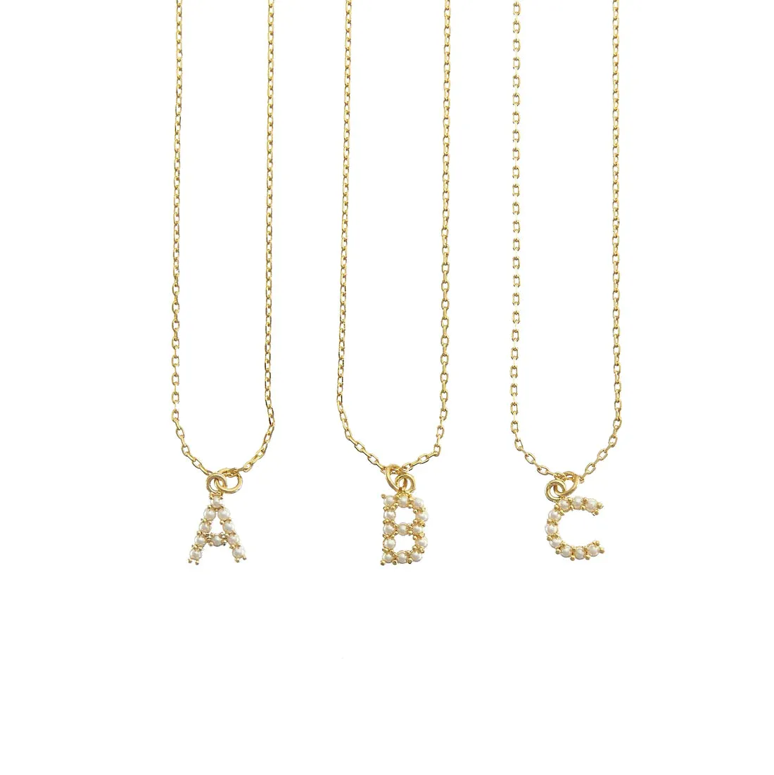 Love Initial Necklace