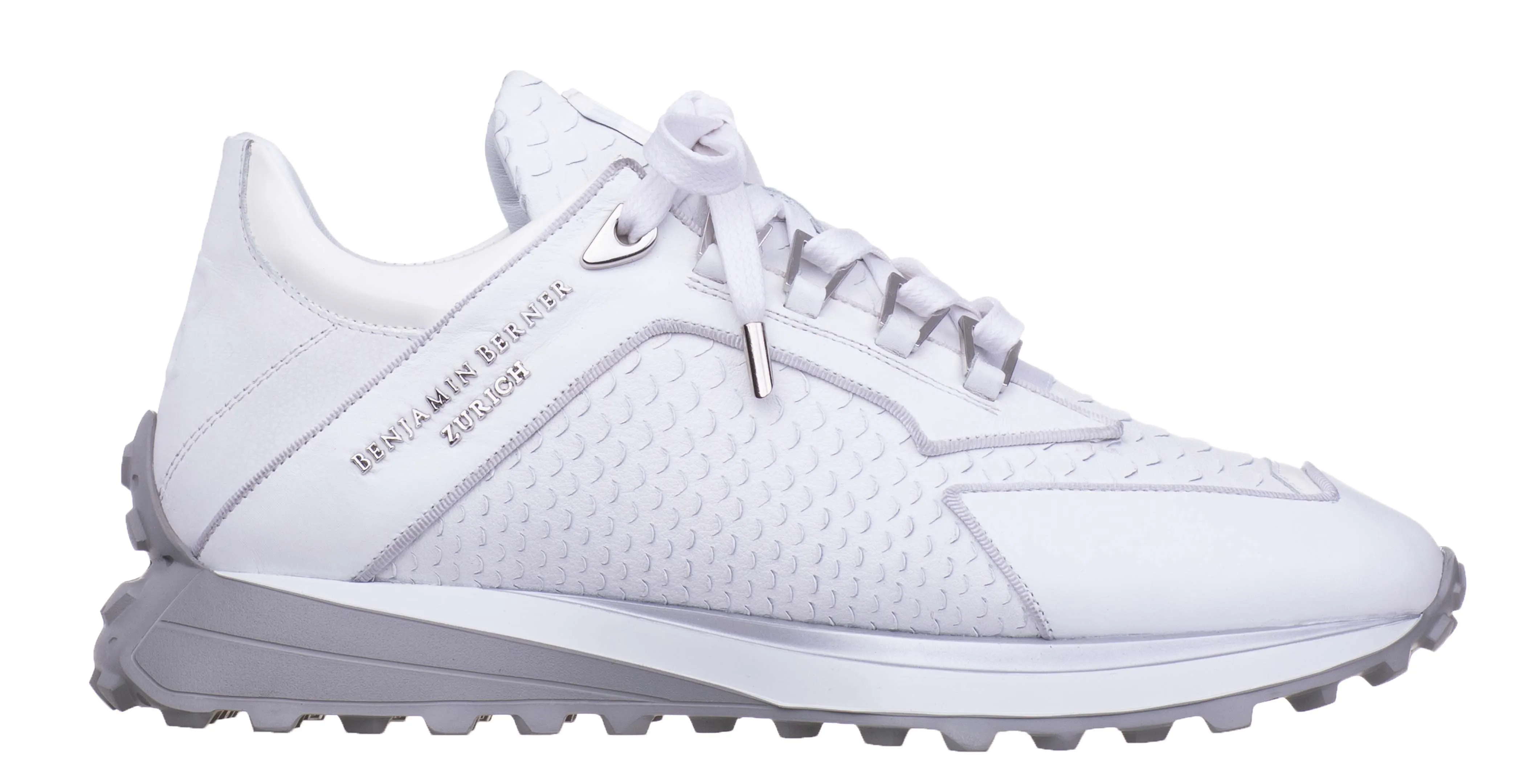 LOW-TOP BNJ ALPHA RUNNER WHITE PYTHON NAPPA