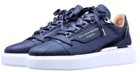 Low-Top Navy Matt Crocodile Women's BNJ Raphael