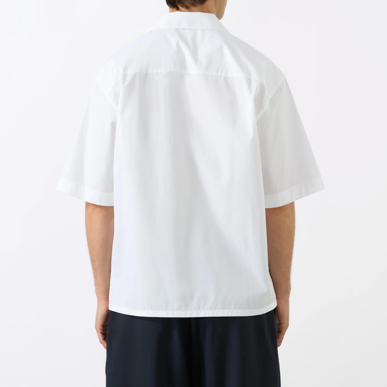 MARNI Embroidered Logo Cuban Shirt - White