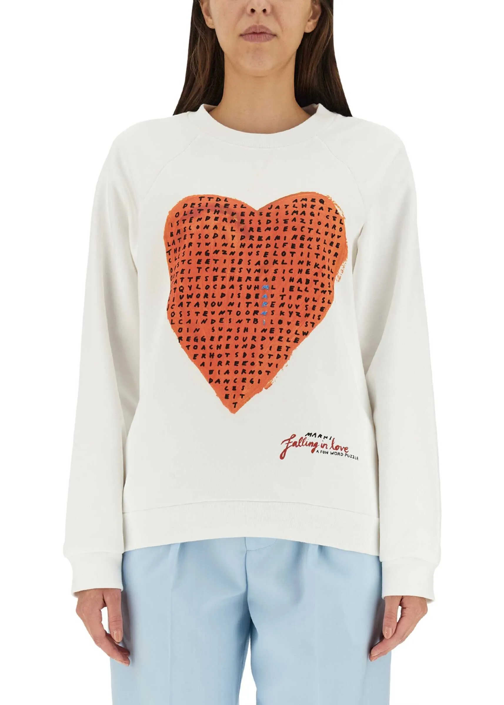 MARNI  |Marni Heart Crucipuzzle Sweatshirt