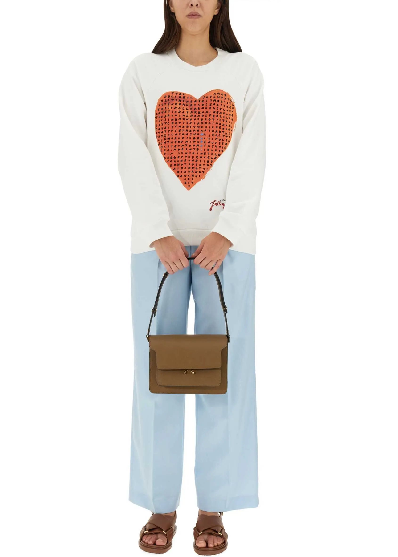 MARNI  |Marni Heart Crucipuzzle Sweatshirt