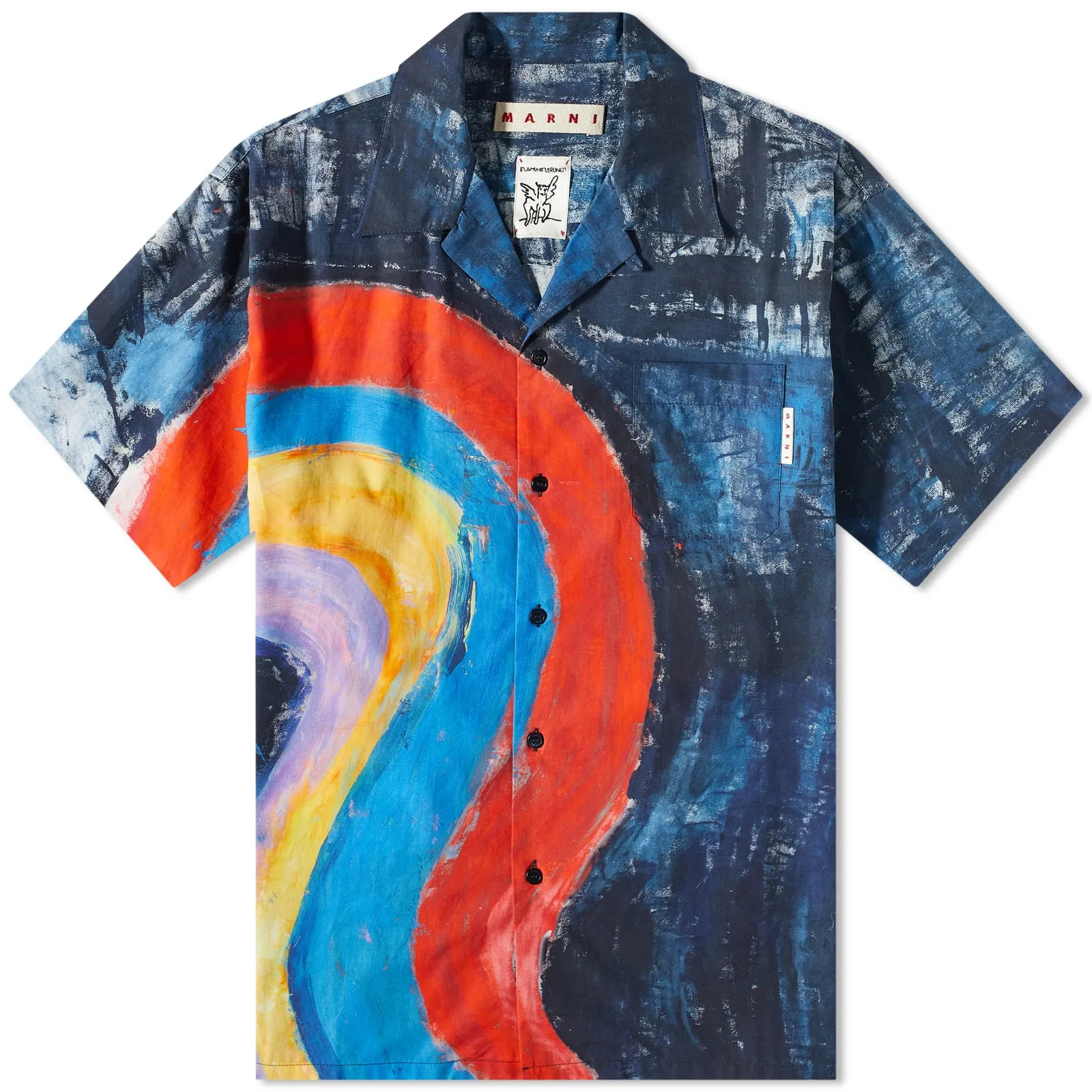 Marni Rainbow Vacation ShirtRoyal