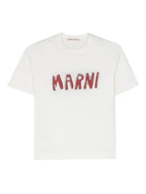 Marni T-Shirt Logo White