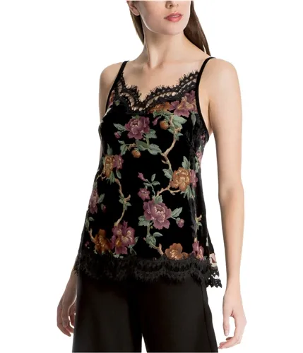 Max Studio London Womens Large Lace Cami Tank Top