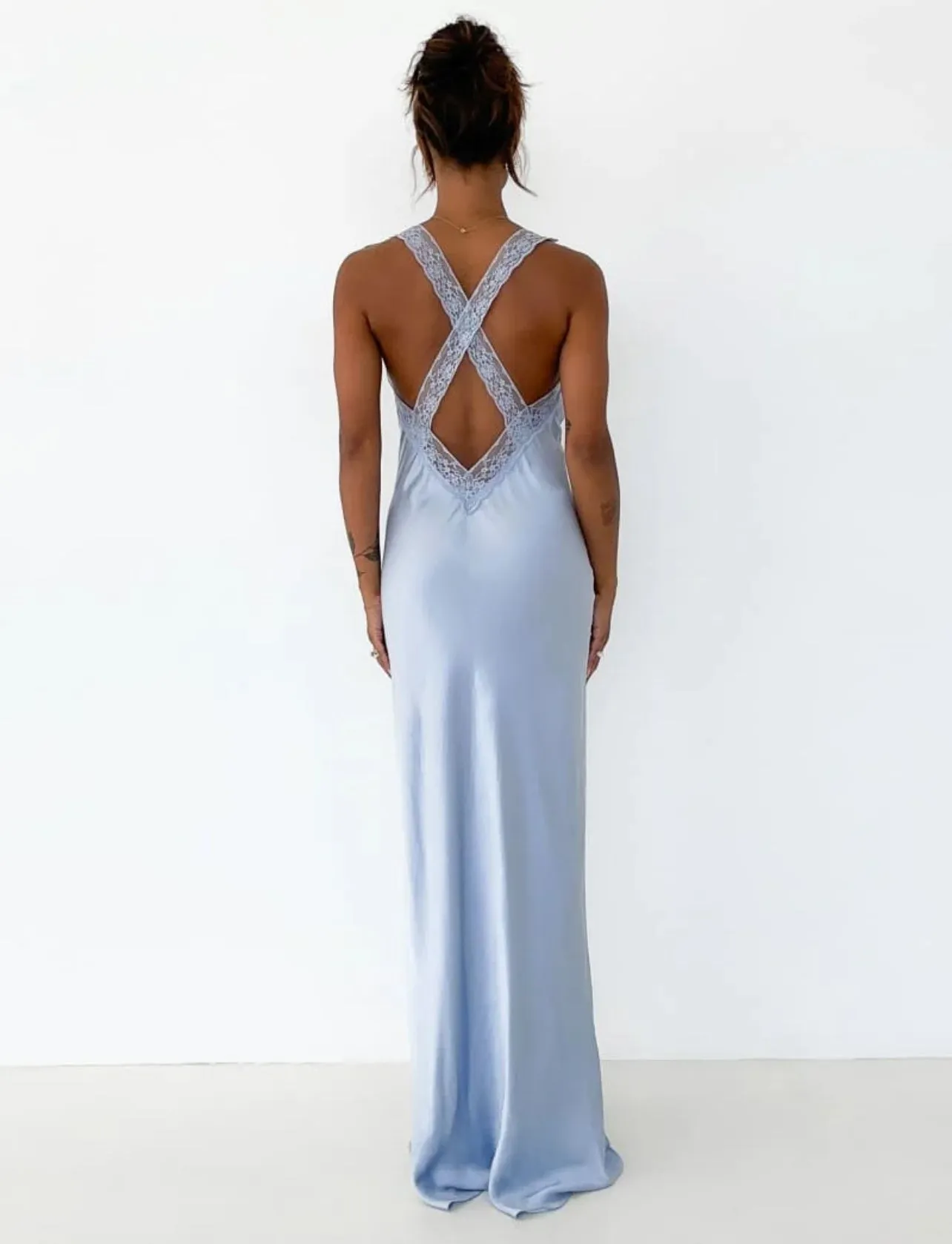 Maxi Dress in Ice - Crossroad Collection