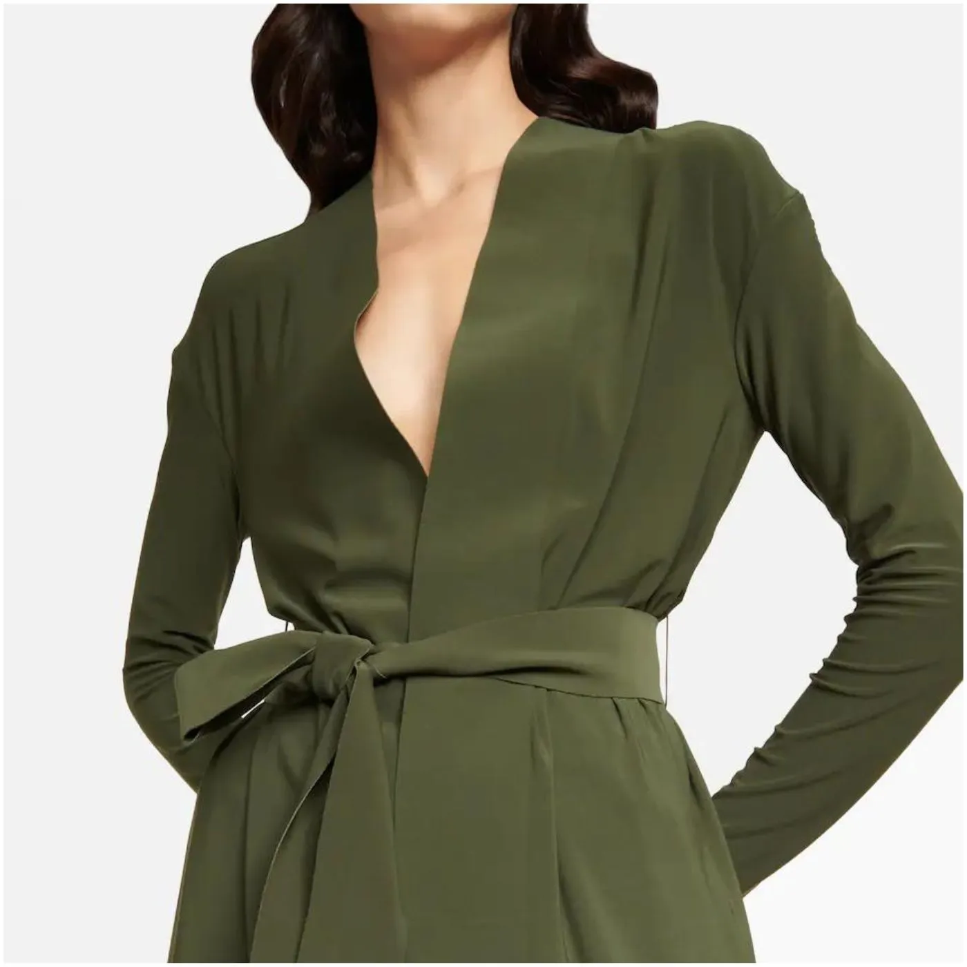 MaxMara Long Sleeve Plain Gowns - Casual and Elegant Style