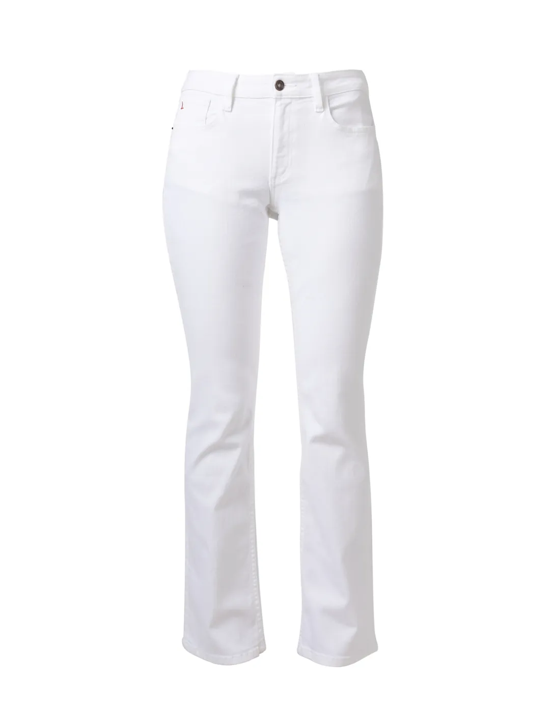 Mercer White Wash Kick Flare Jean