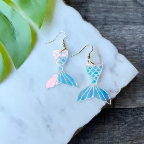 Mermaid Earrings - Statement Earrings