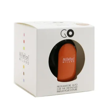 Millefiori Go Car Air Freshener - Sandalo Bergamotto (Orange Case) 4g/0.14oz -3%