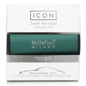 Millefiori Icon Classic Green Car Air Freshener - White Musk -8%