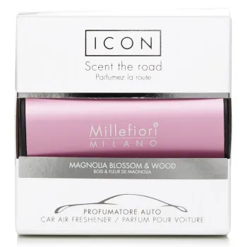 Millefiori Icon Classic Pink Car Air Freshener - Magnolia Blossom & Wood -8%