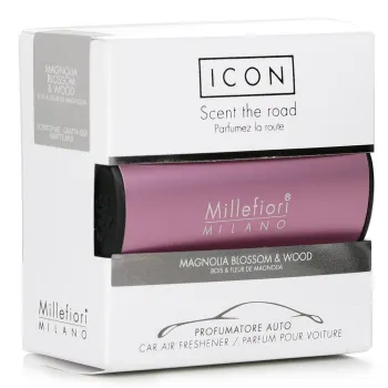 Millefiori Icon Classic Pink Car Air Freshener - Magnolia Blossom & Wood -8%