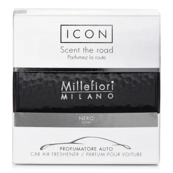 Millefiori Icon Metal Black Car Air Freshener - Nero -8%