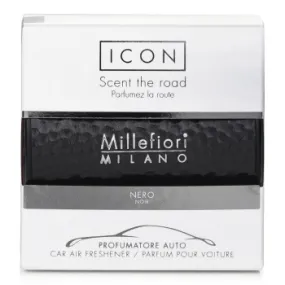 Millefiori Icon Metal Black Car Air Freshener - Nero -8%