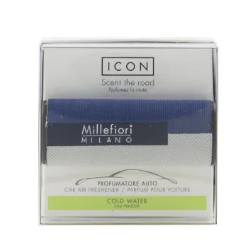 Millefiori Icon Textile Geometric Car Air Freshener - Cold Water 1pc -8%