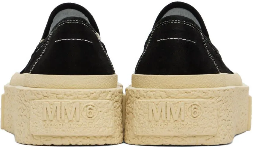 MM6 Maison Margiela Black Platform Sneakers