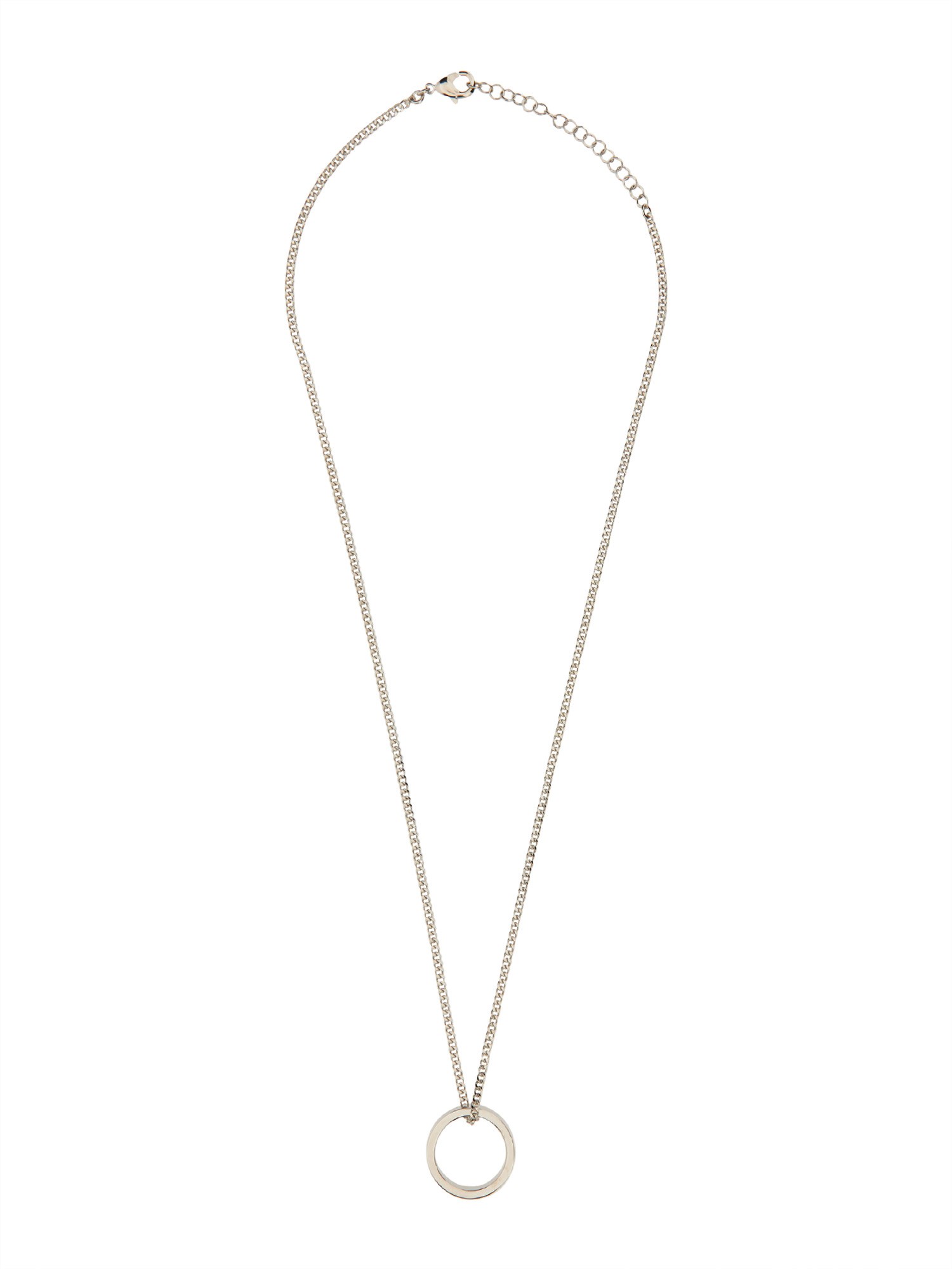 MM6 MAISON MARGIELA    BRASS LOGO NECKLACE