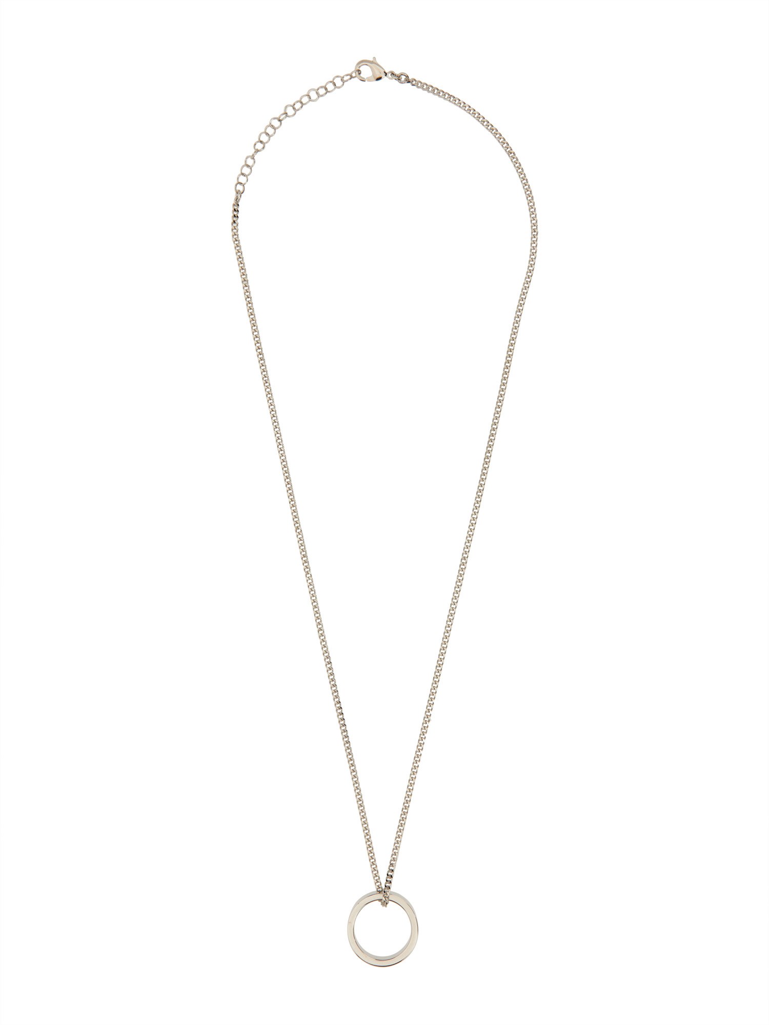 MM6 MAISON MARGIELA    BRASS LOGO NECKLACE