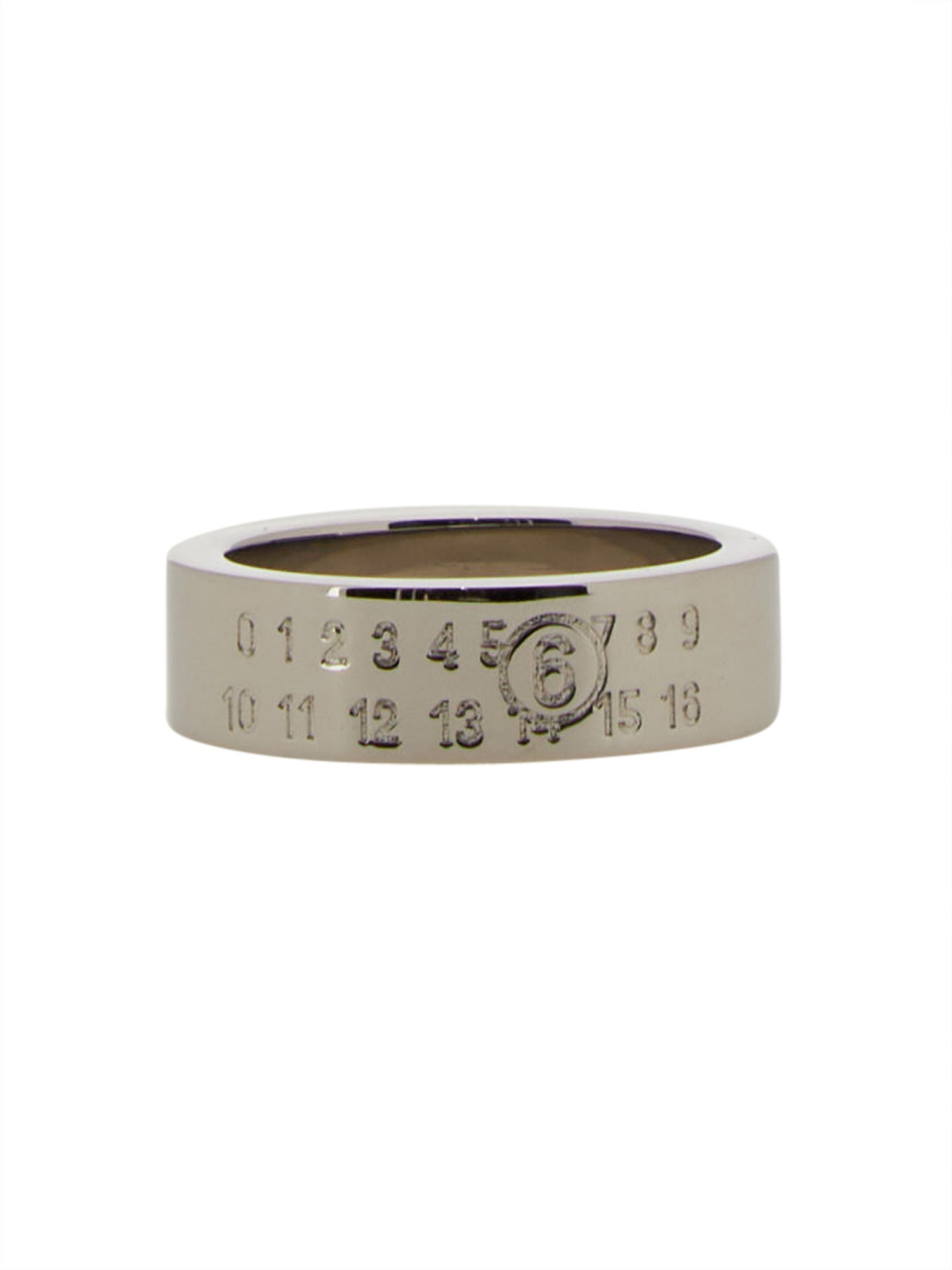 MM6 MAISON MARGIELA    BRASS RING WITH LOGO