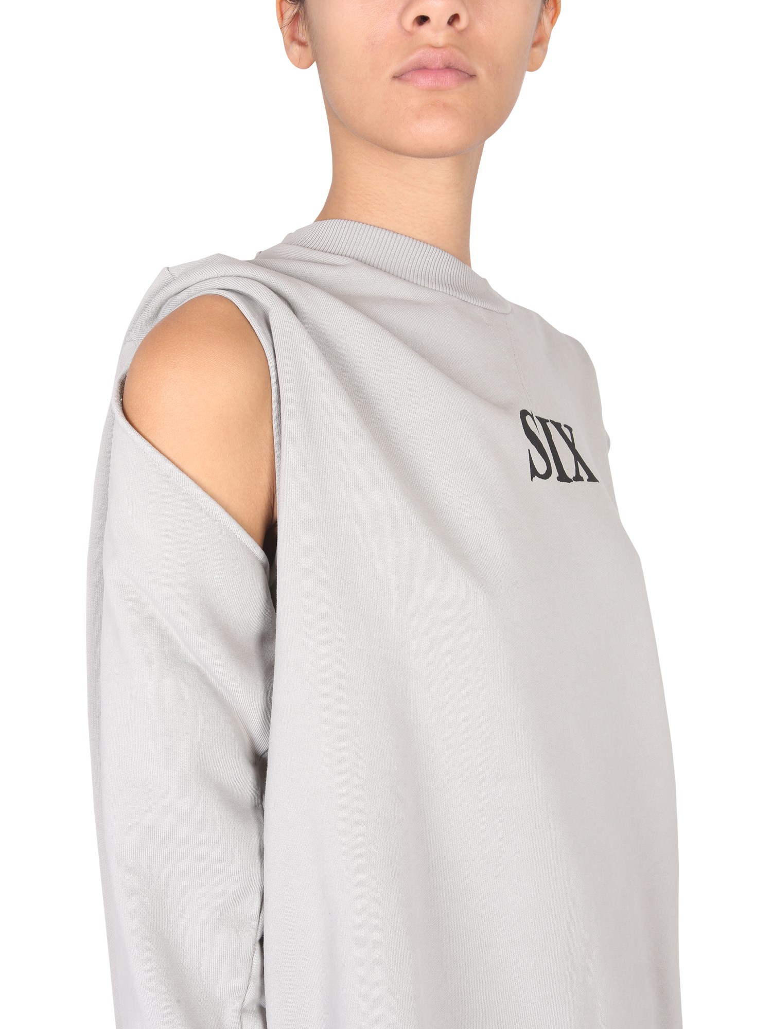 MM6 MAISON MARGIELA    COTTON SWEATSHIRT SIX