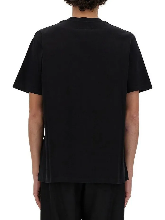 MM6 Maison Margiela  |Crew Neck Street Style Plain Cotton Short Sleeves Logo