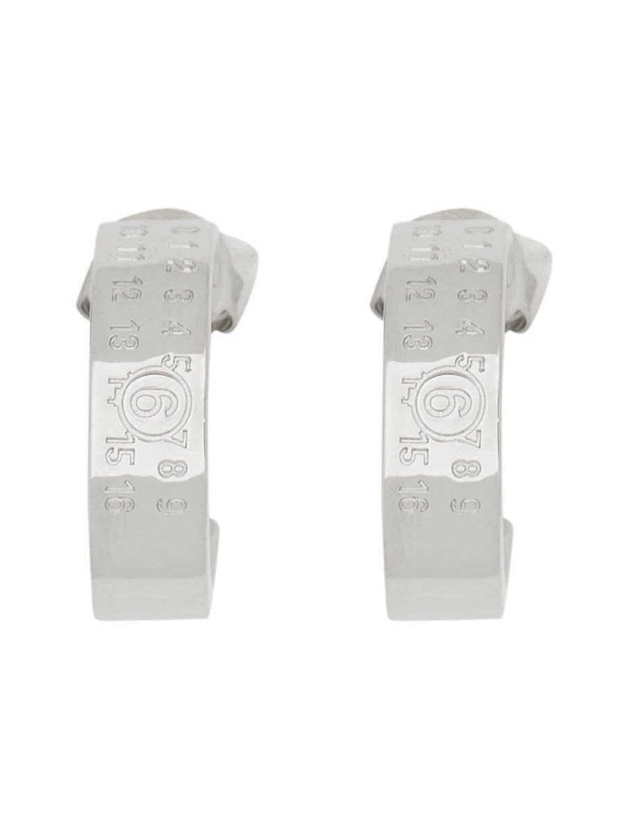 MM6 MAISON MARGIELA    LOGO EARRINGS