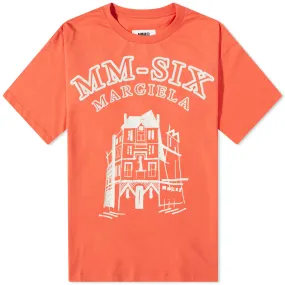 MM6 Maison Margiela MM-Six T-ShirtBurnt Orange