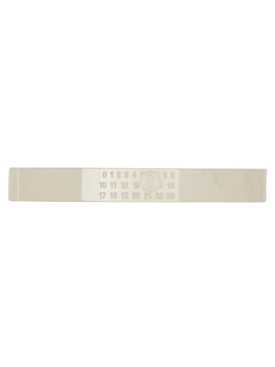 MM6 MAISON MARGIELA    NUMERIC BRASS LOGO BRACELET