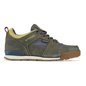 Monty Lo Hydroguard trendy men's water-resistant shoes in olive and slate color - buy now!