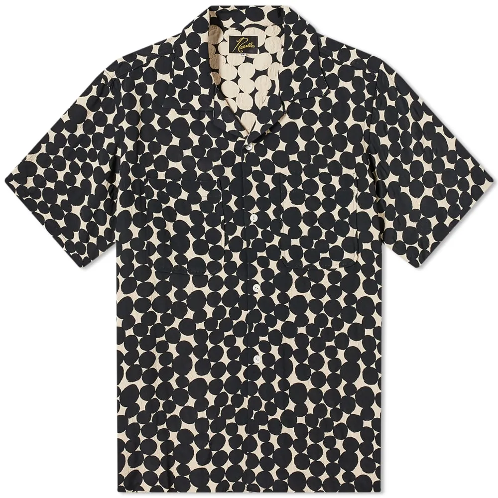 Needles Bubble Jacquard Vacation ShirtIvory & Black