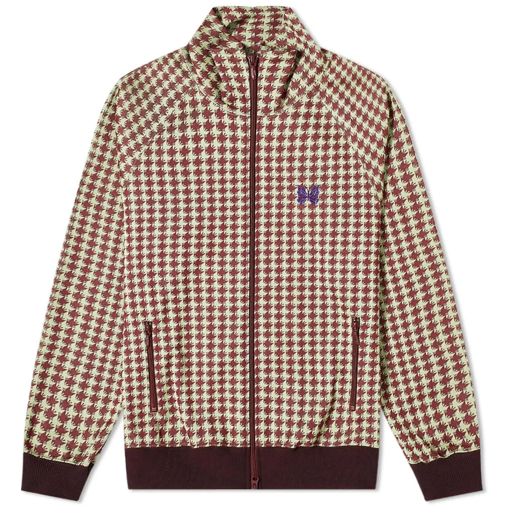 Needles Jacquard Houndstooth Track JacketGreen