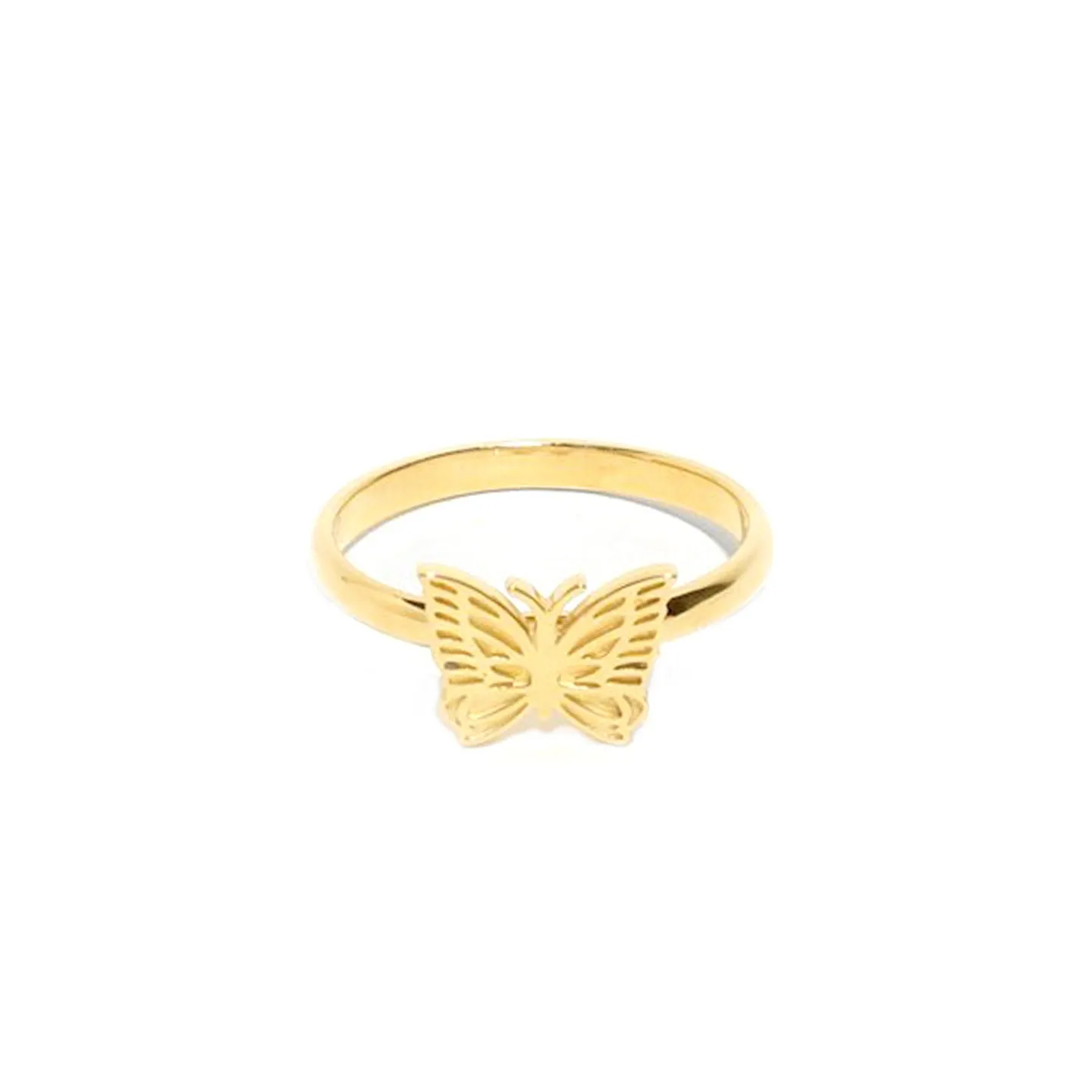 NEEDLES PAPILLON RING 18K GOLD PLATED