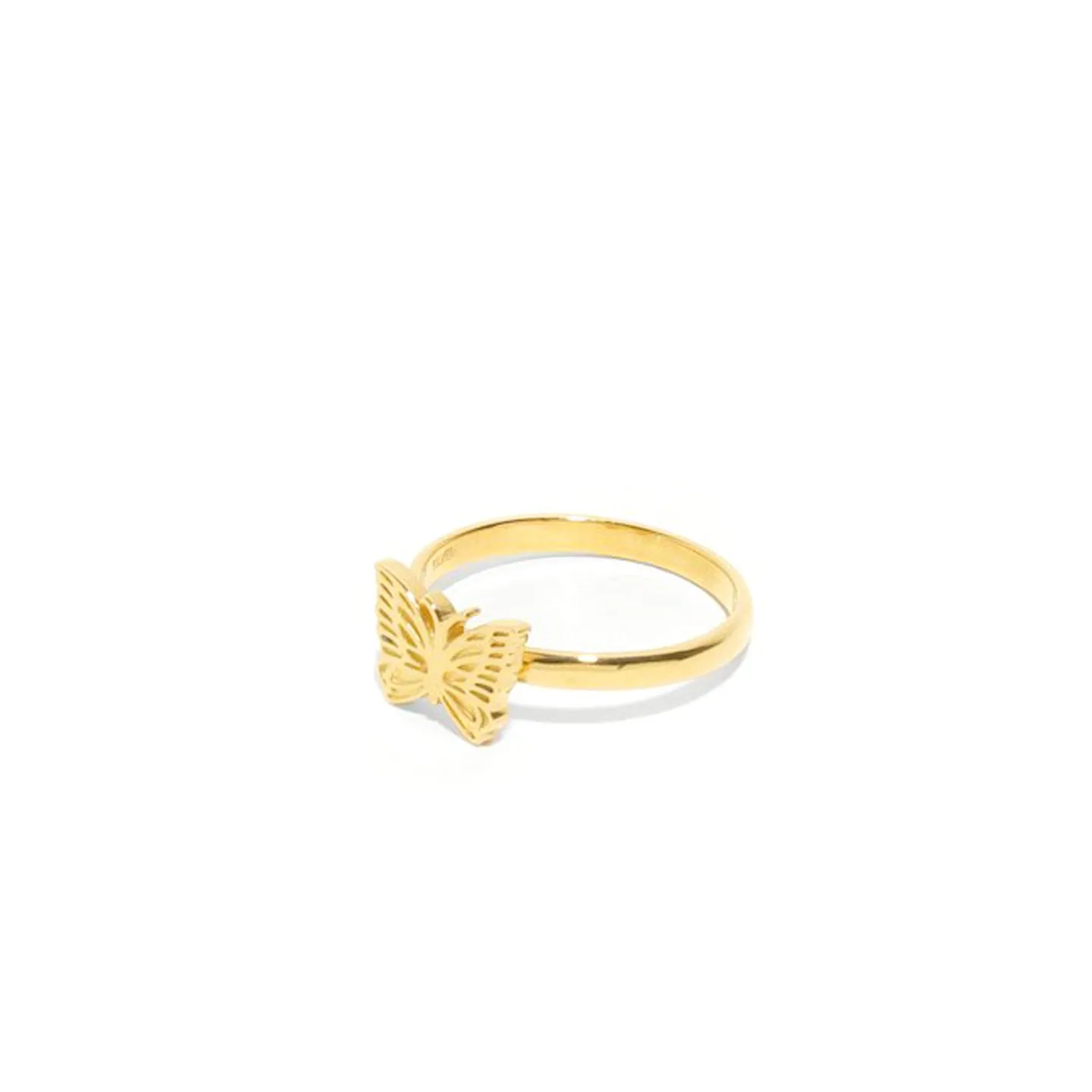 NEEDLES PAPILLON RING 18K GOLD PLATED