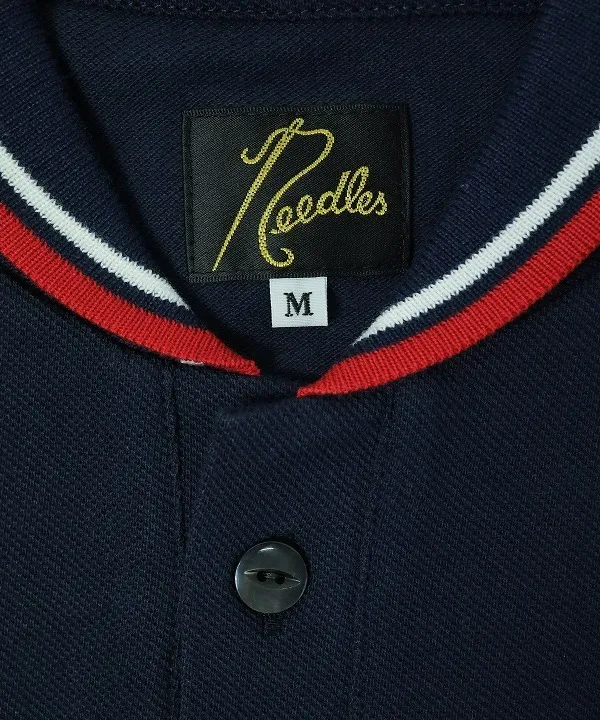 Needles  |Street Style Plain Cotton Short Sleeves Logo Polos