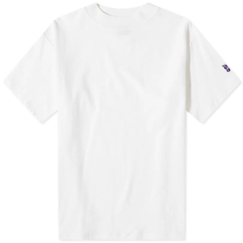 Needles Terry Arm Logo T-ShirtWhite