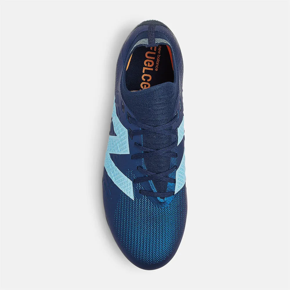 New Balance Tekela Pro Low V4+ FG Boots (Navy/Sky Blue/Hot Mango)