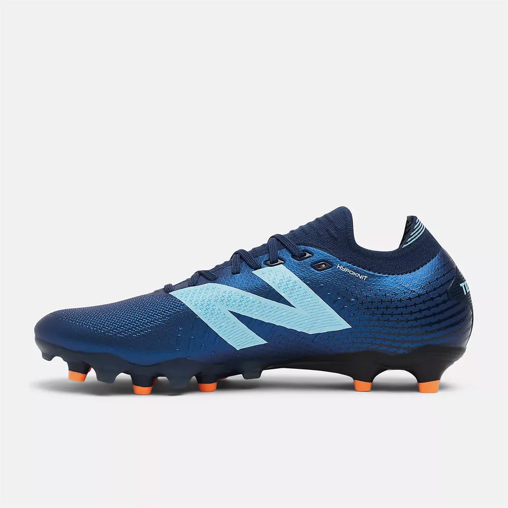 New Balance Tekela Pro Low V4+ FG Boots (Navy/Sky Blue/Hot Mango)