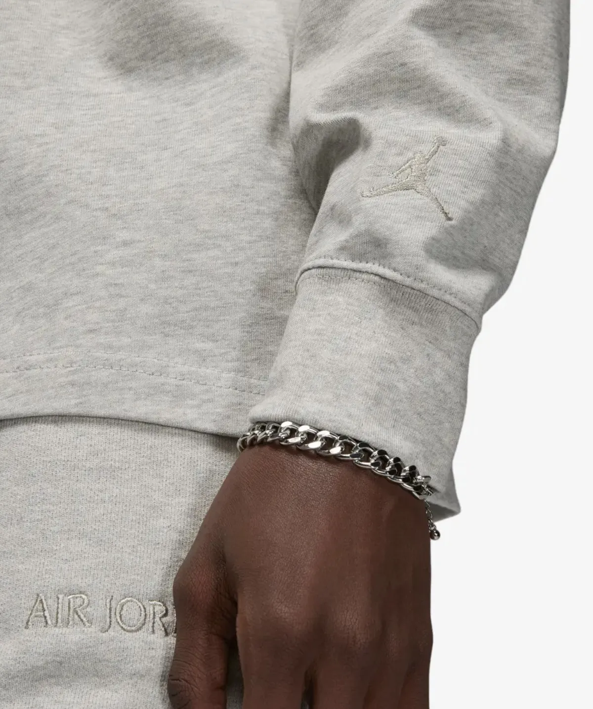 Nike | Crew Neck Long Sleeves Plain Cotton Street Style